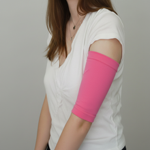 Load image into Gallery viewer, PICC Line Cover in Pink on Model